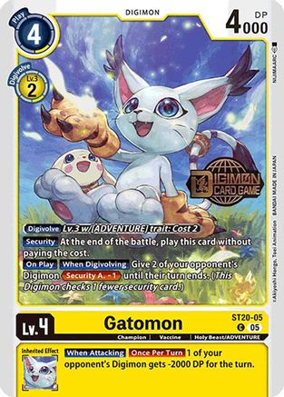 Gatomon [ST20-05] [Starter Deck: Protector of Light Promos] - Trinity Hobby