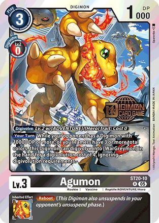Agumon [ST20-10] [Starter Deck: Protector of Light Promos] - Trinity Hobby