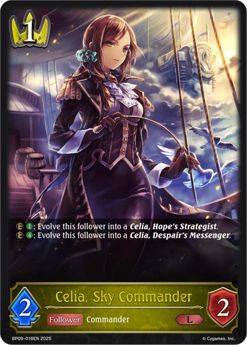 Celia, Sky Commander (bp09 018) [Duet of Dawn and Dusk]