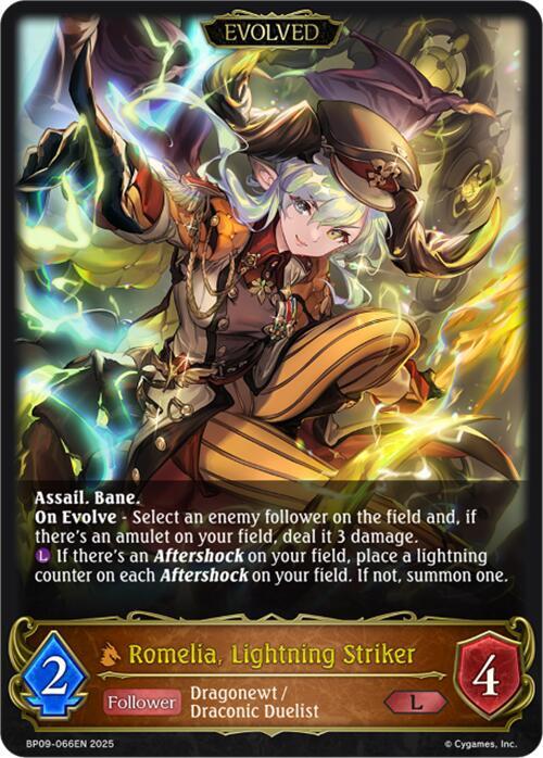 Romelia, Lightning Striker (Evolved) (bp09 066) [Duet of Dawn and Dusk]