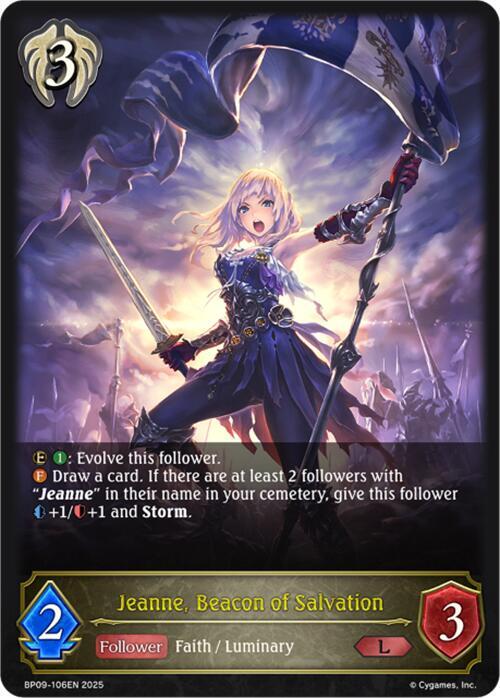 Jeanne, Beacon of Salvation (bp09 106) [Duet of Dawn and Dusk]