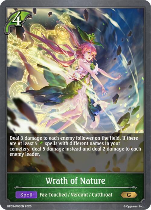 Wrath of Nature - P03EN (Foil)  (BP08 P03) [Duet of Dawn and Dusk]