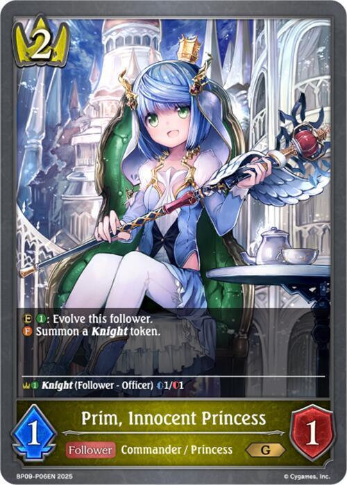 Prim, Innocent Princess - P06EN (Foil) (BP08 P06) [Duet of Dawn and Dusk]