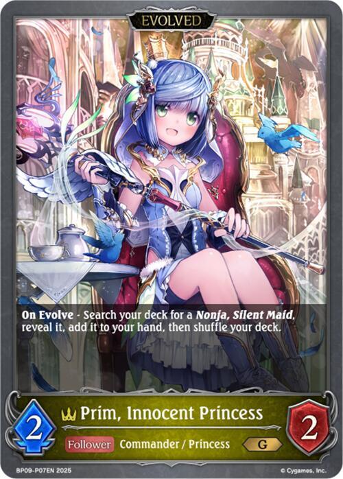 Prim, Innocent Princess (Evolved) - P07EN (Foil) (bp09 P07) [Duet of Dawn and Dusk]