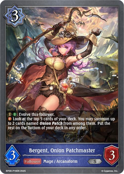 Bergent, Onion Patchmaster - P16EN (Foil) (BP09-P16) [Duet of Dawn and Dusk] - Trinity Hobby