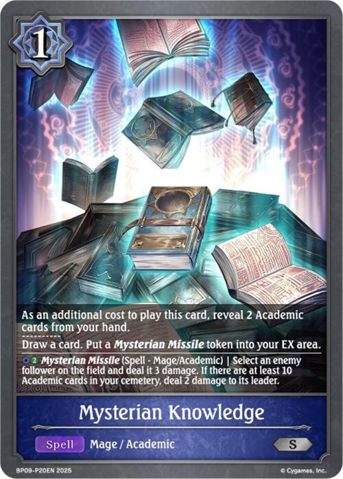 Mysterian Knowledge - P20EN (BP08 P20) (Foil) [Duet of Dawn and Dusk]