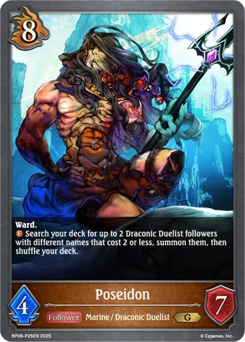 Poseidon (foil) (BP09-P25) [Duet of Dawn and Dusk]