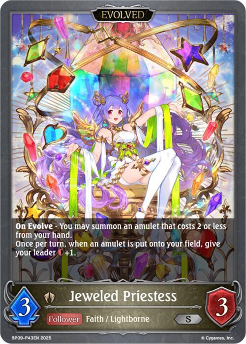 Jeweled Priestess (Evolved) - P43EN (Foil) (BP08 P43) [Duet of Dawn and Dusk]