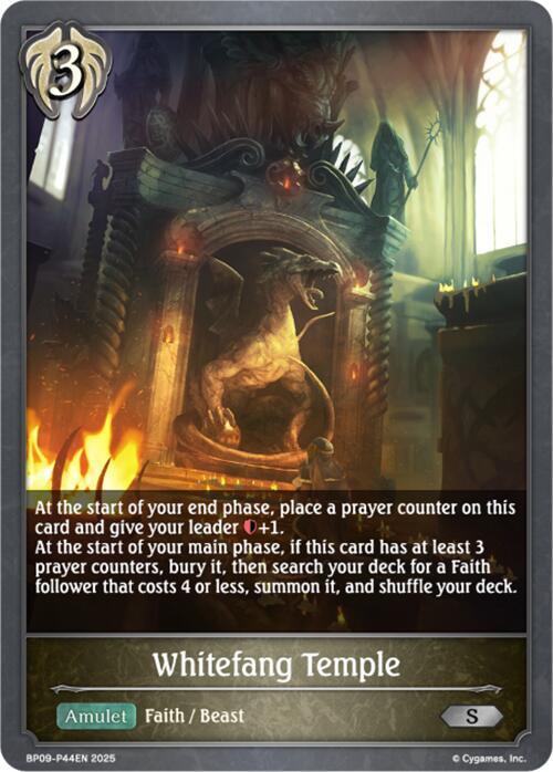Whitefang Temple - P44EN (Foil) (BP08 P44) [Duet of Dawn and Dusk]