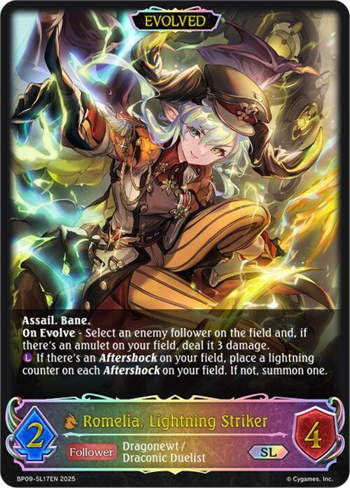Romelia, Lightning Striker (Evolved) (SL) (BP09-SL17) [Duet of Dawn and Dusk]