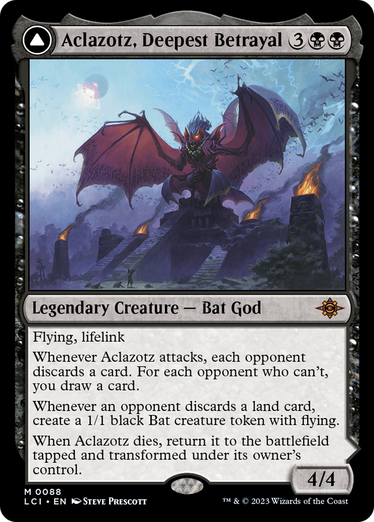 Aclazotz, Deepest Betrayal // Temple of the Dead [The Lost Caverns of Ixalan] - Trinity Hobby
