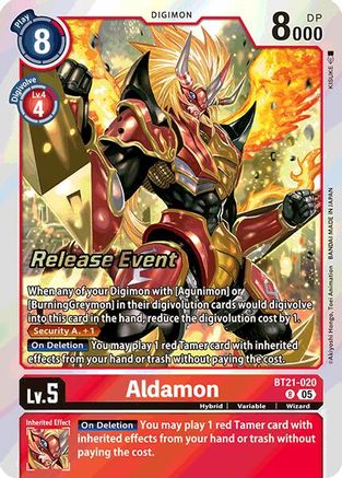 Aldamon [BT21-020] [World Convergence Release Event Cards] - Trinity Hobby