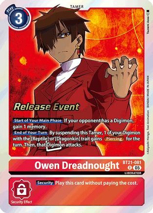 Owen Dreadnought [BT21-081] [World Convergence Release Event Cards] - Trinity Hobby