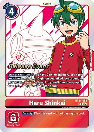 Haru Shinkai [BT21-084] [World Convergence Release Event Cards] - Trinity Hobby