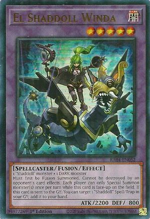 El Shaddoll Winda (UR) [RA04-EN052] - Quarter Century Stampede 1st Edition - Ultra Rare - Trinity Hobby