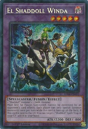 El Shaddoll Winda (Secret Rare) [RA04-EN052] - Quarter Century Stampede  - Secret Rare - Trinity Hobby