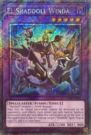 El Shaddoll Winda (Platinum Secret Rare) [RA04-EN052] - Quarter Century Stampede 1st Edition - Platinum Secret Rare - Trinity Hobby