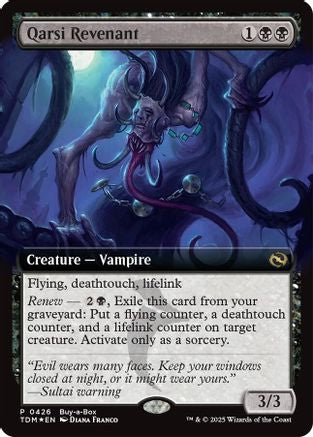 Qarsi Revenant (Extended Art) (BABP-426) - [Buy-A-Box Promos] Foil - Trinity Hobby