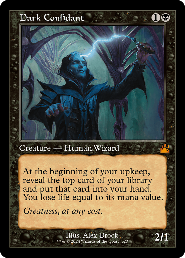 Dark Confidant (Retro Frame) [Ravnica Remastered] - Trinity Hobby