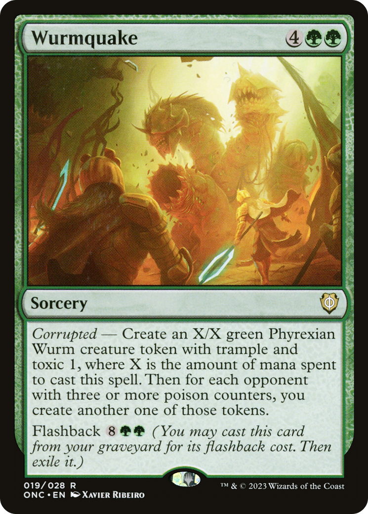 Wurmquake [Phyrexia: All Will Be One Commander] - Trinity Hobby