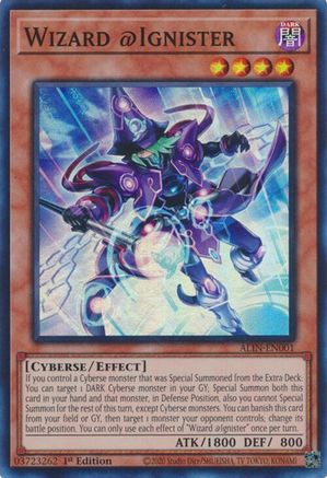 Wizard @Ignister [ALIN-EN001] - Alliance Insight 1st Edition - Super Rare - Trinity Hobby