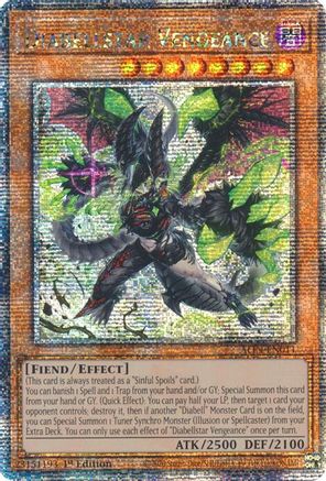 Diabellstar Vengeance (Quarter Century Secret Rare) [ALIN-EN011] - Alliance Insight 1st Edition - Quarter Century Secret Rare - Trinity Hobby