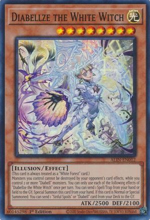 Diabellze the White Witch [ALIN-EN012] - Alliance Insight 1st Edition - Super Rare - Trinity Hobby