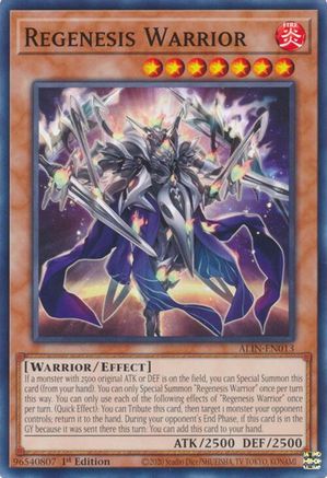 Regenesis Warrior [ALIN-EN013] - Alliance Insight 1st Edition - Common / Short Print - Trinity Hobby