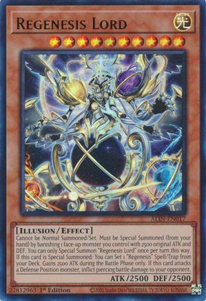 Regenesis Lord [ALIN-EN017] - Alliance Insight 1st Edition - Ultra Rare - Trinity Hobby