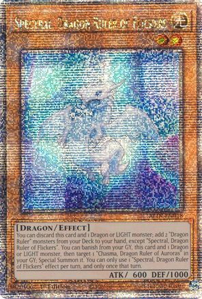 Spectral, Dragon Ruler of Flickers (Quarter Century Secret Rare) [ALIN-EN018] - Alliance Insight 1st Edition - Quarter Century Secret Rare - Trinity Hobby