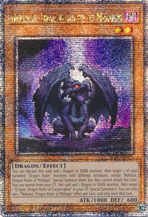 Nebulus, Dragon Ruler of Mishaps (Quarter Century Secret Rare) [ALIN-EN019] - Alliance Insight 1st Edition - Quarter Century Secret Rare - Trinity Hobby