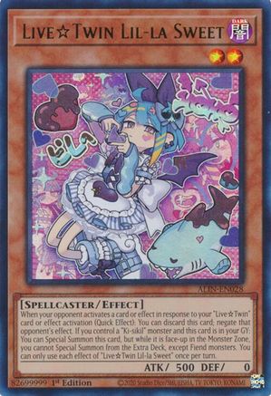 Live Twin Lil-la Sweet [ALIN-EN028] - Alliance Insight 1st Edition - Ultra Rare - Trinity Hobby