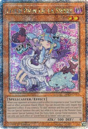 Live Twin Lil-la Sweet (Quarter Century Secret Rare) [ALIN-EN028] - Alliance Insight 1st Edition - Quarter Century Secret Rare - Trinity Hobby