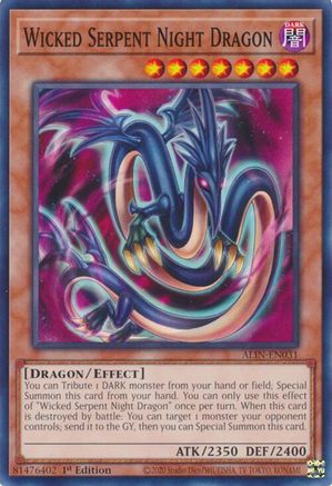 Wicked Serpent Night Dragon [ALIN-EN031] - Alliance Insight 1st Edition - Common / Short Print - Trinity Hobby