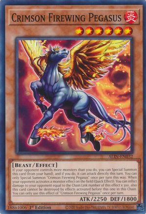 Crimson Firewing Pegasus [ALIN-EN032] - Alliance Insight 1st Edition - Common / Short Print - Trinity Hobby