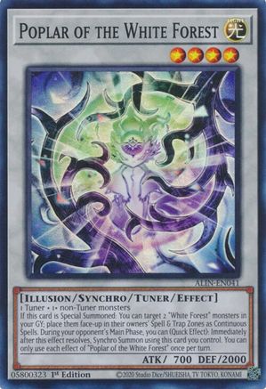 Poplar of the White Forest [ALIN-EN041] - Alliance Insight 1st Edition - Super Rare - Trinity Hobby