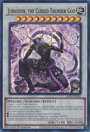 Juraishin, the Cursed Thunder God [ALIN-EN043] - Alliance Insight 1st Edition - Ultra Rare