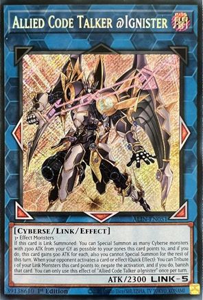 Allied Code Talker @Ignister [ALIN-EN051] - Alliance Insight 1st Edition - Secret Rare - Trinity Hobby