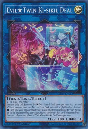 EvilTwin Ki-sikil Deal [ALIN-EN052] - Alliance Insight 1st Edition - Super Rare - Trinity Hobby