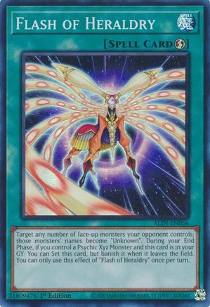 Flash of Heraldry [ALIN-EN056] - Alliance Insight 1st Edition - Super Rare - Trinity Hobby