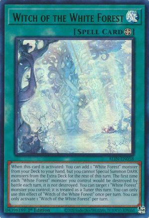 Witch of the White Forest [ALIN-EN058] - Alliance Insight 1st Edition - Ultra Rare - Trinity Hobby