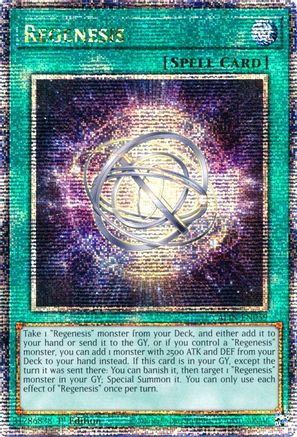 Regenesis (Quarter Century Secret Rare) [ALIN-EN059] - Alliance Insight 1st Edition - Quarter Century Secret Rare - Trinity Hobby