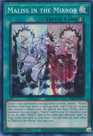 Maliss in the Mirror [ALIN-EN064] - Alliance Insight 1st Edition - Super Rare - Trinity Hobby