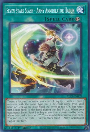 Seven Stars Slash - Army Annihilator Hagun [ALIN-EN069] - Alliance Insight 1st Edition - Common / Short Print - Trinity Hobby