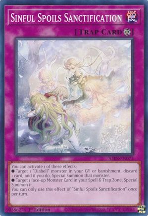 Sinful Spoils Sanctification [ALIN-EN073] - Alliance Insight 1st Edition - Common / Short Print - Trinity Hobby