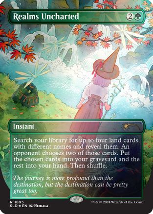 Realms Uncharted (Rainbow Foil) (SLD-1895) - [Secret Lair Drop Series] Foil - Trinity Hobby