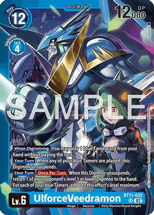 UlforceVeedramon [BT11-032] (Limited Card Pack -Billion Bullet-) [Dimensional Phase Promos] - Trinity Hobby