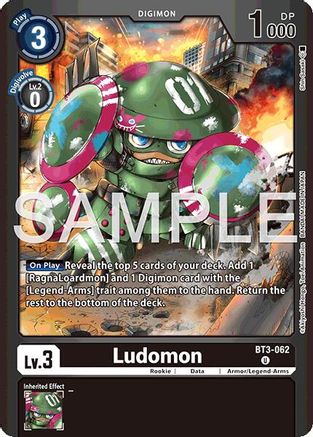 Ludomon [BT3-062] (Limited Card Pack -Billion Bullet-) [Release Special Booster Ver.1.5 Promos] - Trinity Hobby