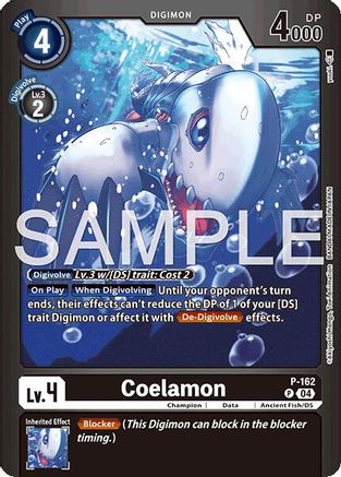 Coelamon [P-162] (Limited Card Pack -Billion Bullet-) [Digimon LIBERATOR Promos] - Trinity Hobby
