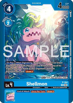 Shellmon [P-164] (Limited Card Pack -Billion Bullet-) [Digimon LIBERATOR Promos] - Trinity Hobby